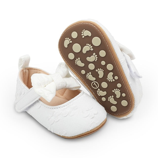 BowSteps™ Baby First Walk Shoes – Non-Slip