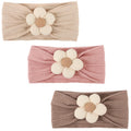 BloomNest™ Baby Flower Headbands – 3 Pack